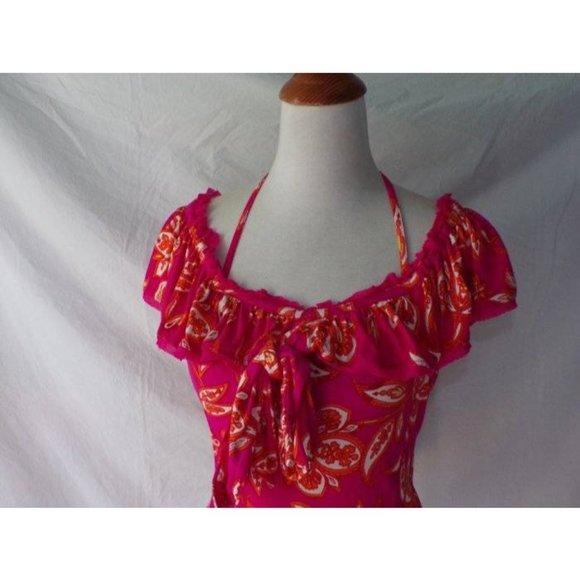 FREE PEOPLE Cha Cha Ruffle Off-shoulder Top Paisley X-Small 0-2 NEW - Picture 9 of 12